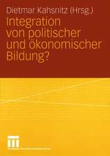 Integration von politischer und Ökonomischer Bildung?