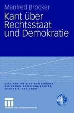 Kant über Rechtsstaat und Demokratie