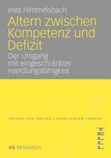 Altern zwischen Kompetenz und Defizit: Über den Umgang mit eingeschränkter Handlungsfähigkeit am Beispiel der altersbedingten Makuladegeneration