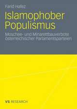 Islamophober Populismus: Moschee- und Minarettbauverbote österreichischer Parlamentsparteien