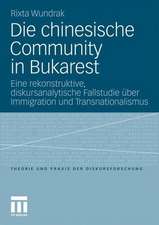 Die chinesische Community in Bukarest: Eine rekonstruktive, diskursanalytische Fallstudie über Immigration und Transnationalismus