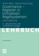 Governance - Regieren in komplexen Regelsystemen: Eine Einführung