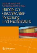 Handbuch Geschlechterforschung und Fachdidaktik