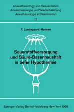 Sauerstoffversorgung und Säure-Basenhaushalt in tiefer Hypothermie