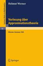 Vorlesung über Approximationstheorie