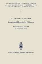 Infusionsprobleme in der Chirurgie: Kolloquium vom 11. Juni 1964 im Kongreßhaus Zürich