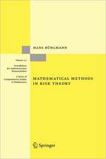 Mathematical Methods in Risk Theory