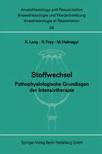 Stoffwechsel: Pathophysiologische Grundlagen der Intensivtherapie. Bericht über das Symposion am 2. und 3. Oktober 1970 in Mainz