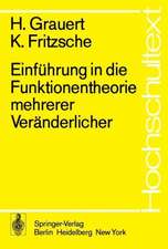 Einführung in die Funktionentheorie mehrerer Veränderlicher