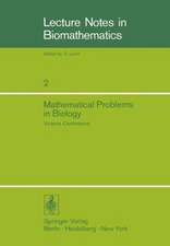 Mathematical Problems in Biology: Victoria Conference