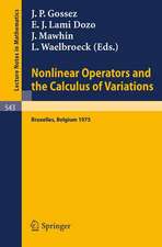 Nonlinear Operators and the Calculus of Variations