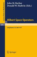 Hilbert Space Operators: Proceedings, California State University Long Beach, Long Beach, California, 20-24 June, 1977