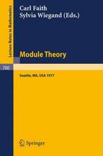 Module Theory: Papers and Problems from The Special Session at the University of Washington; Proceedings, Seattle, August 15-18, 1977