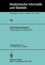 Datenpräsentation: 6. Frühjahrstagung der Deutschen Gesellschaft für Medizinische Dokumentation, Informatik und Statistik Heidelberg, 1.–3. März 1979