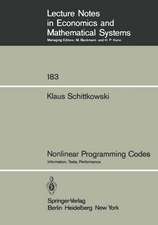 Nonlinear Programming Codes: Information, Tests, Performance