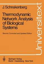 Thermodynamic Network Analysis of Biological Systems