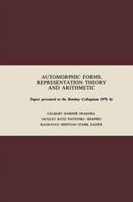 Automorphic Forms, Representation Theory and Arithmetic: Papers presented at the Bombay Colloquium 1979