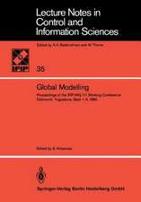 Global Modelling: Proceedings of the IFIP-WG 7/1 Working Conference Dubrovnik, Yugoslavia, September 1–5, 1980