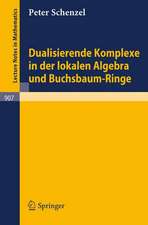 Dualisierende Komplexe in der lokalen Algebra und Buchsbaum-Ringe