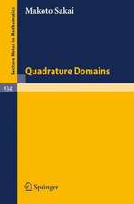 Quadrature Domains