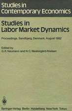 Studies in Labor Market Dynamics