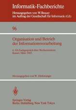 Organisation und Betrieb der Informationsverarbeitung