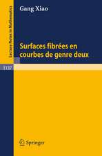 Surfaces fibrees en courbes de genre deux