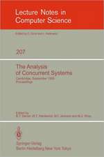 The Analysis of Concurrent Systems: Cambridge, September 12-16, 1983. Proceedings