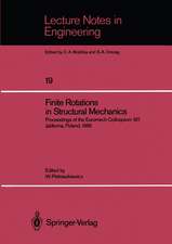 Finite Rotations in Structural Mechanics: Proceedings of the Euromech Colloquium 197, Jabłonna, Poland, 1985