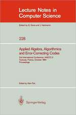 Applied Algebra, Algorithmics and Error-Correcting Codes: 2nd International Conference, AAECC-2, Toulouse, France, October 1-5, 1984. Proceedings