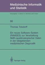 Ein neues Software-System (RAMSES) zur Verarbeitung NMR-spektroskopischer Daten in der bildgebenden medizinischen Diagnostik