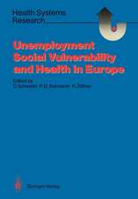 Unemployment, Social Vulnerability, and Health in Europe