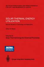 Solar Thermal Energy Utilization: German Studies on Technology and Application. Volume 3: Solar Thermal Energy for Chemical Processes