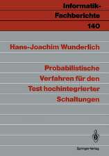 Probabilistische Verfahren für den Test hochintegrierter Schaltungen