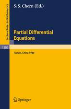 Partial Differential Equations: Proceedings of a Symposium held in Tianjin, June 23 - July 5, 1986