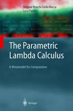 The Parametric Lambda Calculus