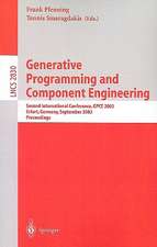 Generative Programming and Component Engineering: Second International Conference, GPCE 2003, Erfurt, Germany, September 22-25, 2003, Proceedings