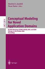 Conceptual Modeling for Novel Application Domains: ER 2003 Workshops ECOMO, IWCMQ, AOIS, and XSDM, Chicago, IL, USA, October 13, 2003, Proceedings