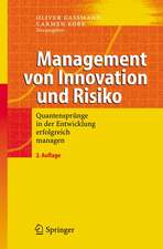 Management von Innovation und Risiko: Quantensprünge in der Entwicklung erfolgreich managen