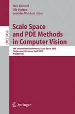 Scale Space and PDE Methods in Computer Vision: 5th International Conference, Scale-Space 2005, Hofgeismar, Germany, April 7-9, 2005, Proceedings