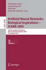 Artificial Neural Networks: Biological Inspirations – ICANN 2005: 15th International Conference, Warsaw, Poland, September 11-15, 2005, Proceedings, Part I