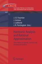 Harmonic Analysis and Rational Approximation: Their Rôles in Signals, Control and Dynamical Systems