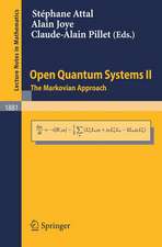 Open Quantum Systems II