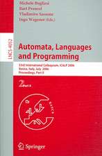 Automata, Languages and Programming: 33rd International Colloquium, ICALP 2006, Venice, Italy, July 10-14, 2006, Proceedings, Part II