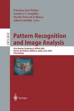 Pattern Recognition and Image Analysis: First Iberian Conference, IbPRIA 2003 Puerto de Andratx, Mallorca, Spain, June 4–6, 2003 Proceedings