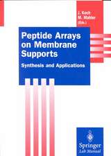 Peptide Arrays on Membrane Supports: Synthesis and Applications