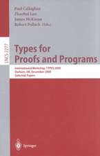 Types for Proofs and Programs: International Workshop, TYPES 2000, Durham, UK, December 8-12, 2000. Selected Papers