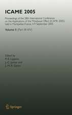 ICAME 2005: Proceedings of the 28th International Conference on the Applications of the Mössbauer Effect (ICAME 2005) held in Montpellier, France, 4-9 September 2005, Volume II ( Part III-V/V)