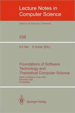 Foundations of Software Technology and Theoretical Computer Science: Eighth Conference, Pune, India, December 21-23, 1988. Proceedings