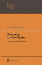 Elementary Particle Physics